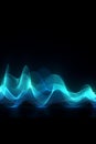 Audio soundwave scope signal background