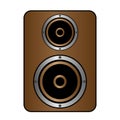 Audio speaker icon Royalty Free Stock Photo