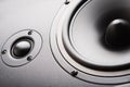 Audio speaker. The musical equipment Royalty Free Stock Photo