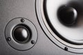 Audio speaker. The musical equipment Royalty Free Stock Photo