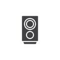 Audio speaker vector icon Royalty Free Stock Photo