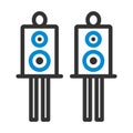 Audio System Speakers Icon Royalty Free Stock Photo