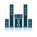 Audio System Speakers Icon Royalty Free Stock Photo