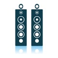 Audio System Speakers Icon Royalty Free Stock Photo