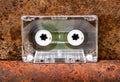Audio Tape Cassette closeup Royalty Free Stock Photo