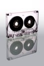Audio tape cassette Royalty Free Stock Photo