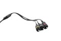Audio-video analog cable Royalty Free Stock Photo