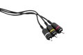 Audio-video analog cable Royalty Free Stock Photo