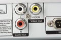 Audio Video Inputs Royalty Free Stock Photo