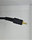 Audio video RCA cable for video and audio data transmission Royalty Free Stock Photo