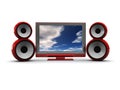 Audio video system Royalty Free Stock Photo