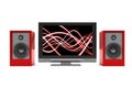 Audio-video system Royalty Free Stock Photo