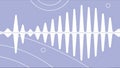 Audio wave equalizer, sound frequency and music spectrum design vector design Generative AI