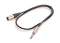 audio xlr trs cable path isolated Royalty Free Stock Photo