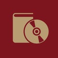 Audiobook icon. vector design. Library, Audiobook symbol. web. graphic. JPG. AI. app. logo. object. flat. image. sign