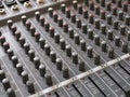 Audiomixer - audio editing gadget Royalty Free Stock Photo