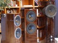 Audiophile HiFi speakers in the listening room