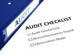 Audit checklist