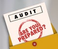 Audit Envelope Are You Prepared Royalty Free Stock Photo