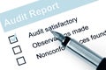 Audit Report Royalty Free Stock Photo