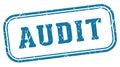 audit stamp. audit rectangular stamp on white background