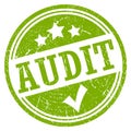Audit vector stamp Royalty Free Stock Photo