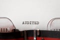 Audited concept view Royalty Free Stock Photo