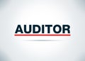 Auditor Abstract Flat Background Design Illustration