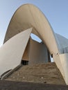 Auditorio de Tenerife auditorium in Santa Cruz de Tenerife on Tenetife island