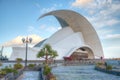 Auditorium Adan Martin at Santa Cruz de Tenerife, Canary islands, Spain Royalty Free Stock Photo