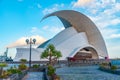 Auditorium Adan Martin at Santa Cruz de Tenerife, Canary islands, Spain Royalty Free Stock Photo