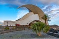 Auditorium Adan Martin at Santa Cruz de Tenerife, Canary islands, Spain Royalty Free Stock Photo