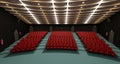 Auditorium cinema room scene Royalty Free Stock Photo