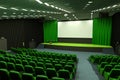 Auditorium cinema room scene Royalty Free Stock Photo