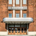 The Verdun Auditorium entrance is an historic arena located in the borough of Verdun, in Montreal