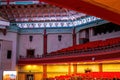 Auditorium domes and seats inside the Sun Yat-sen Memorial Hall in Guangzhou, China