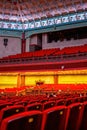 Auditorium domes and seats inside the Sun Yat-sen Memorial Hall in Guangzhou, China