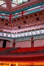 Auditorium domes and seats inside the Sun Yat-sen Memorial Hall in Guangzhou, China