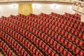 Auditorium of the famous Semper Opera in Dresden Royalty Free Stock Photo