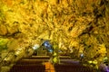 Auditorium inside St. Michael`s Cave in Gibraltar