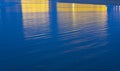 Auditorium reflected in the water where the San Sebastian film festival is held Royalty Free Stock Photo