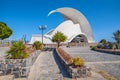 Auditorium in Santa Cruz de Tenerife. Canary Islands, Spain Royalty Free Stock Photo