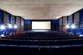 Auditorium and screen of Neva cinema