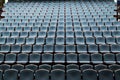 The auditorium of the theater in blue and green tones. Royalty Free Stock Photo