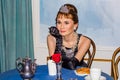 Audrey Hepburn wax figure, Madame Tussaud`s Museum Vienna