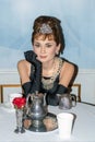 Audrey Hepburn wax figure