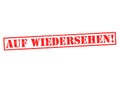 AUF WIEDERSEHEN! Royalty Free Stock Photo