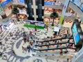 24 Aug 2020, Dhaka, Bangladesh. Inside view of bashundhora city shopping complex. it is one of the biggest market place in