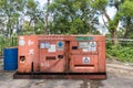 5 Aug 2019 - Hong Kong: mobile Industrial grade power generator on the construction site