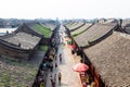 Aug 2013 - Pingyao, Shanxi, China - View from the tower of the South Street of Pingyao